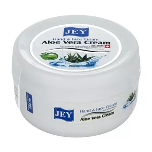 کرم کاسه ای دست و صورت جی، مدل عصاره آلوئه ورا، مناسب پوست های خشک و نرمال حجم 200 میلی لیتر