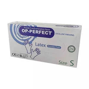دستکش لاتکس اپی‌پرفکت مدل اکسلنت سایز اسمال بسته 100 عددی