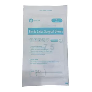 دستکش جراحی غیر پودری مدل PMP105T10 سایز متوسط (M) بسته 10 عددی