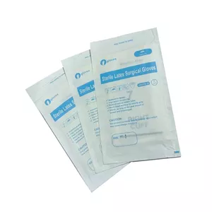 دستکش جراحی غیر پودری مدل PMP104 سایز کوچک (S) بسته 3 عددی