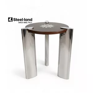 میز عسلی مدرن هندی پایه استیل
