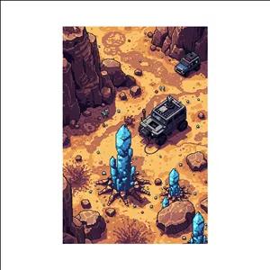 متال پوستر طرح بازی Pathway کد A1