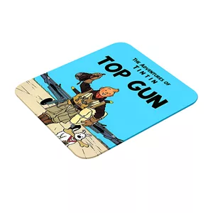 ماوس پد طرح تن تن و میلو ماجراجویی در Top Gunمدل tintin کد 001