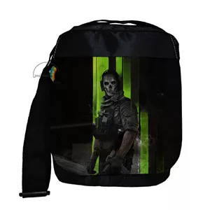 کیف دوشی سایز بزرگ مدل بازی کال اف دیوتی طرح Call of Duty کد A1