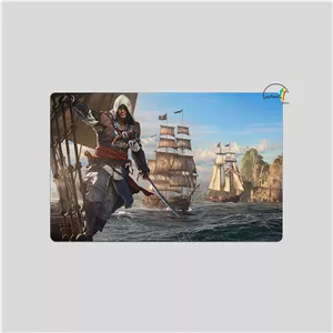موس پد گیمینگ طرح بازی assassins creed مدل Gaming کد ماوس پد G1