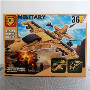 لگو جنگنده و ماشین نظامی Military از برند BT ، پازل 183 قطعه و 36 مدل (اورجینال)