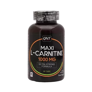 قرص ماکسی ال کارنیتین ۱۰۰۰ میلی گرم کیو ان تی بسته ۶۰ عددی