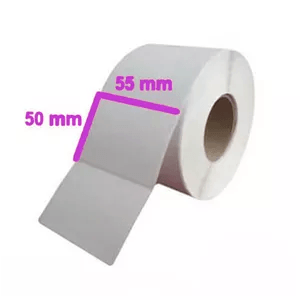 لیبل(برچسب) کاغذی یک ردیفه 55*50