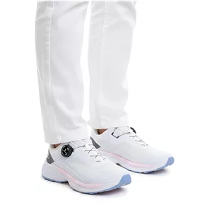 کتونی ضد آب آی رانر بند دیسکی زنانه سفید / طوسی روشن/ صورتی