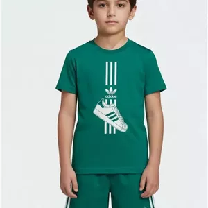 ست تیشرت و شلوارک مدل آدیداس