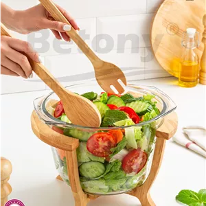 سالاد خوری سلنا  با پایه چوبی کد 109015 