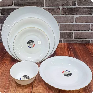 سرویس 25 پارچه گلدن اوپال فرست (پیچ) لب طلا