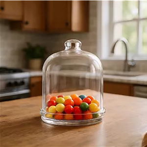 عسل خوری و شکلات خوری گرد کوچک اکرولیک کد 903