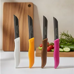 چاقو اره ای تیغ کوتاه آشپزی طرح زولینگن آلمان