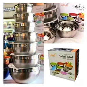 لگن استیل ضد زنگ 7عددی  yyi