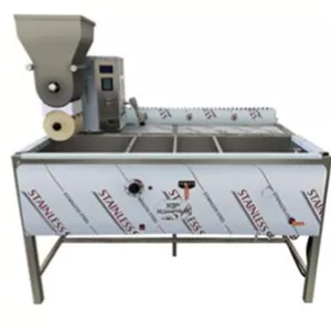 دستگاه فلافل‌ زن اتوماتیک KTP با سرخ‌کن تک لگن موکبی مجهز به ترموستات دیجیتال تنظیم دمای روغن