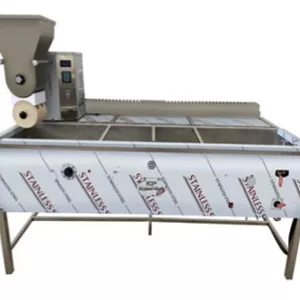 دستگاه فلافل‌ زن اتوماتیک KTP با سرخ‌کن تک لگن بزرگ موکبی مجهز به ترموستات دیجیتال تنظیم دمای روغن