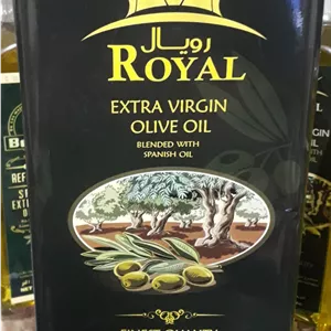 روغن زیتون رویال ، ۱۶ لیتر ، کیفیت عالی ، فقط به صورت پک ۴ تایی