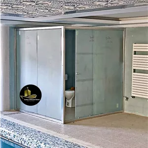 کابین دوش فریم دار(دوردوشی) ریلی با شیشه سکوریت 6 میل