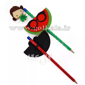 گیفت هندوانه یلدایی نمدی ۴×۸  سانتی | هدیه بامزه شب یلدا