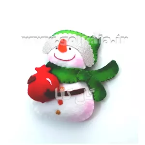 عروسک آدم برفی یلدا خان (نمدی و ایستاده ۱۵ سانت)