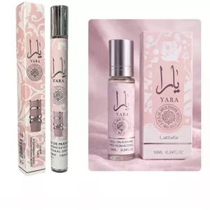 ست عطر ادکلن یارا صورتی رولی ۶ میل و ادکلن ۳۵ میل