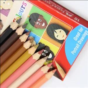 مداد رنگی 10 رنگ پوست فابر کاستل