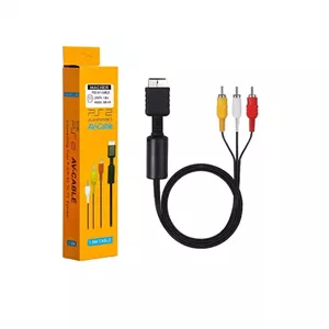 کابل تصویر AV پلی استیشن PS2 مچر (MACHER) طول 1.8 متر مدل MR-119