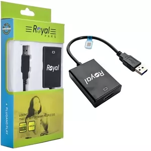 کابل تبدیل USB-A به HDMI رویال (Royal) مدل RC-111