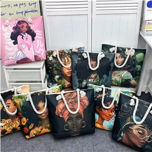 کیف دستی با طرح دخترانه برزنتی