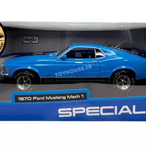 فورد موستانگ مچ۱ ۱:۱۸ مایستو ۱۹۷۰ آبی