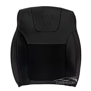 روکش صندلی جک S3 چرم وسط پارچه مشکی | کارنوک