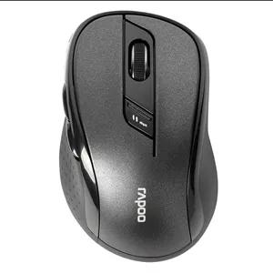 ماوس بی‌سیم Rapoo M500 Silent Black | کلیک‌های بی‌صدا | طراحی ارگونومیک | مناسب کاربری روزمره، اداری و حرفه‌ای