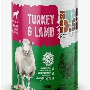 کنسرو نچرال بوقلمون و بره سگ بالغ ۴۰۰ گرمی