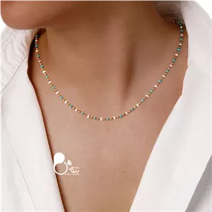 گردنبند مینا کاری