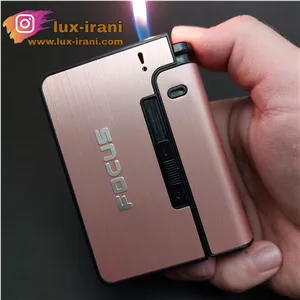 جعبه سیگار فندک خور Focus طرح 3