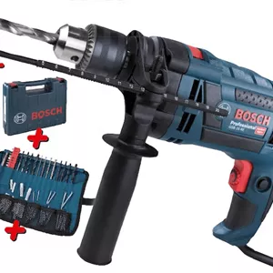 دریل چکشی GSB 16 RE بوش(با ست 100 عددی مته و سر پیچ گوشتی)