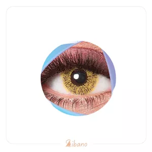 لنز رنگی کلیر ویژن (Clear Vision) مدل XKU-804 زرد‌(گلد)