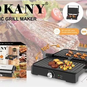 گریل دوطرفه سوکانی مدل SK08026 با بدنه استیل