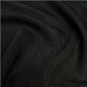 پارچه لینن شانتون کریستال مشکی