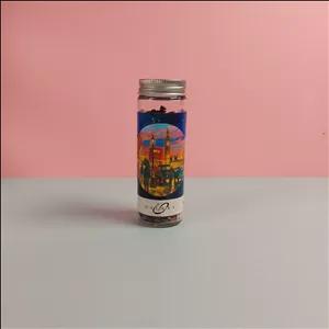 پازل چوبی بطری شیشه ای گلکسی طرح لندن