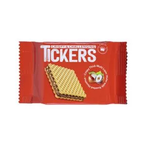 تیکرز بیسکوئیت کاکائو فندق با تکه های فندق 22 گرم