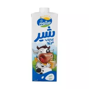 شیر میلکوم پر چرب 1 لیتر میهن