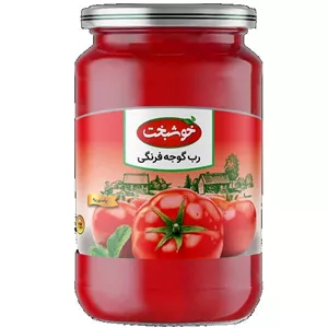 رب گوجه شیشه 700گرم خوشبخت