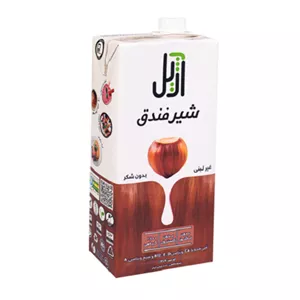 آژیل شیر فندق پاکتی 1لیتر