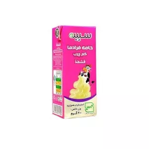 سپیده خامه پاکتی کم چرب 200گ