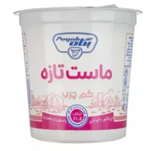 ماست لیوانی کم چرب 900 گرم پگاه