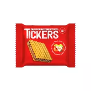 تیکرز بیسکوییت کاکائو فندق با تکه های فندق 22گ