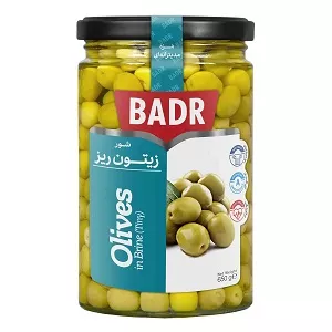 بدر زیتون شور ریز با هسته 380گ