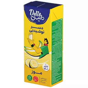کاله دسر نوشیدنی موزی دلیس 200 گ